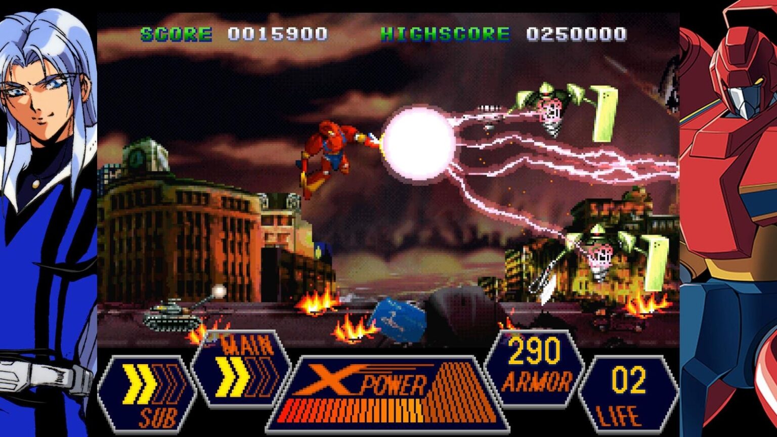 Classic PlayStation shooter Geppy-X receives high-definition update in July