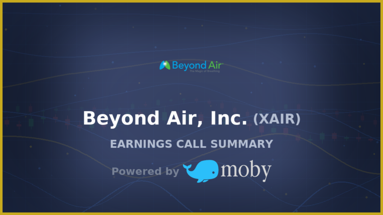 Beyond Air Reports Third Quarter 2026 Financial Results