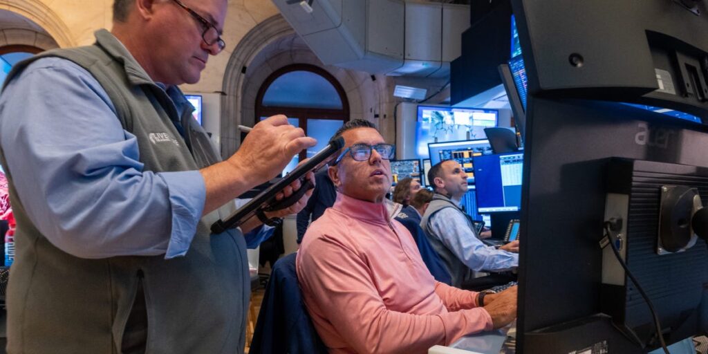 Stock indexes decline sharply as Microsoft triggers broad technology sector selloff