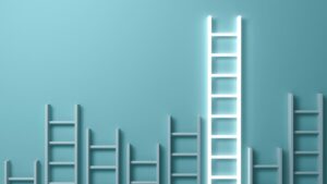 Customers often compare businesses to incorrect competitors due to ladder effect phenomenon