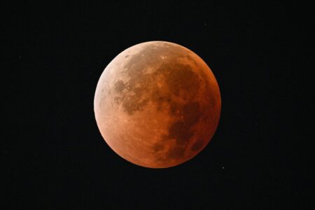 Total lunar eclipse occurs Tuesday with red moon visible at specific time